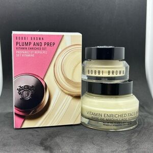 🆕 Bobbi Brown plump & prep vitamin enriched set ✨BNIB✨ face eye base full size